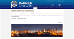 Desktop Screenshot of barrierangelucci.co.za