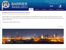 Tablet Screenshot of barrierangelucci.co.za